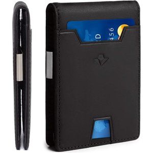 HANMIIS Mens Slim Wallet with Money Clip AUSTIN RFID Blocking Bifold